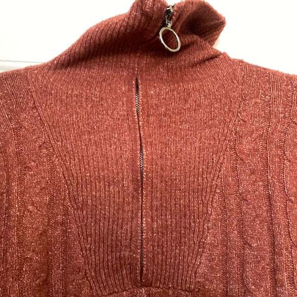 Red Turtleneck Sweater - Picture 2 of 6